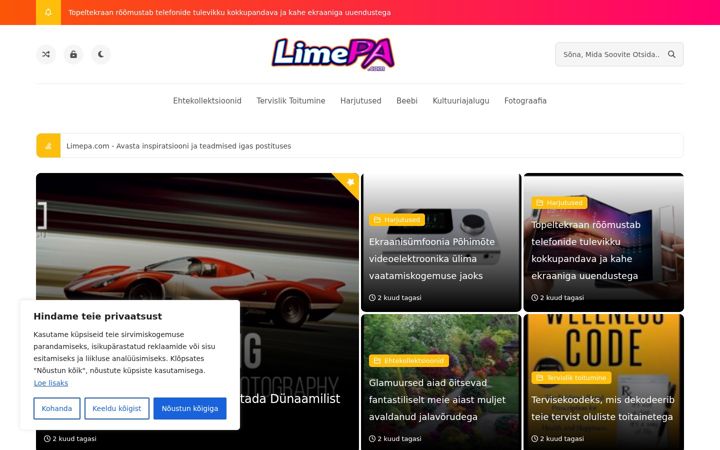 Screenshot of limepa.com