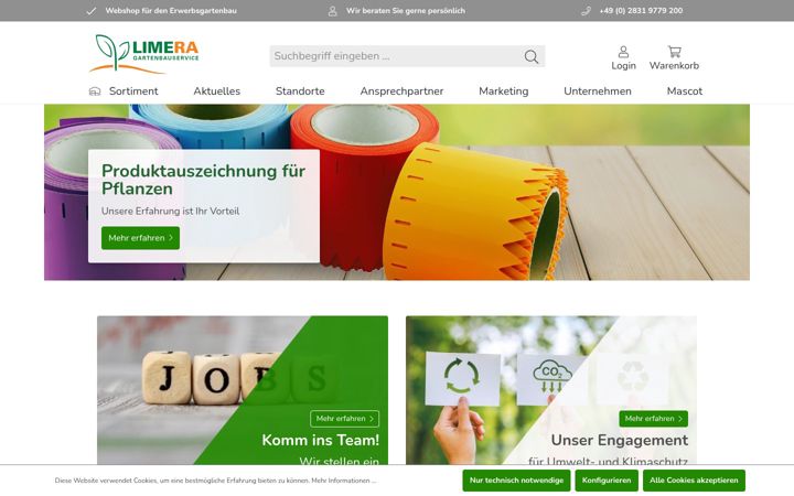 Screenshot of limera.com