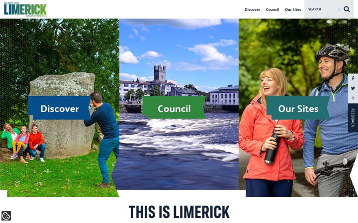 Screenshot of limerick.ie