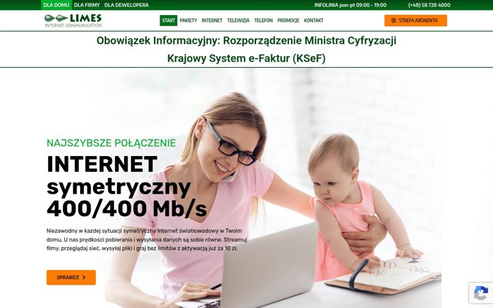 Screenshot of limes.com.pl