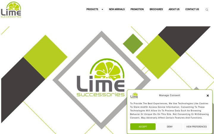 Screenshot of limesuccessories.com