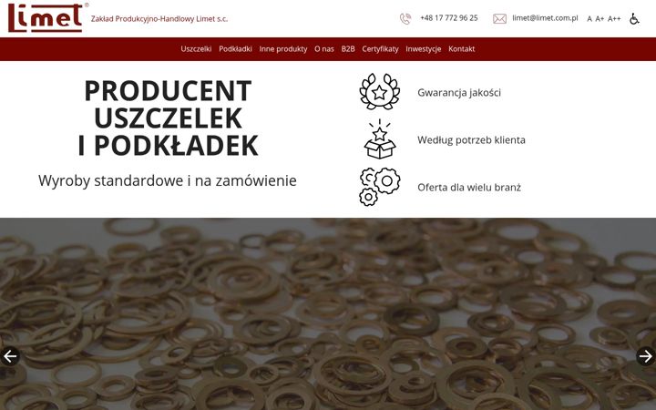 Screenshot of limet.com.pl