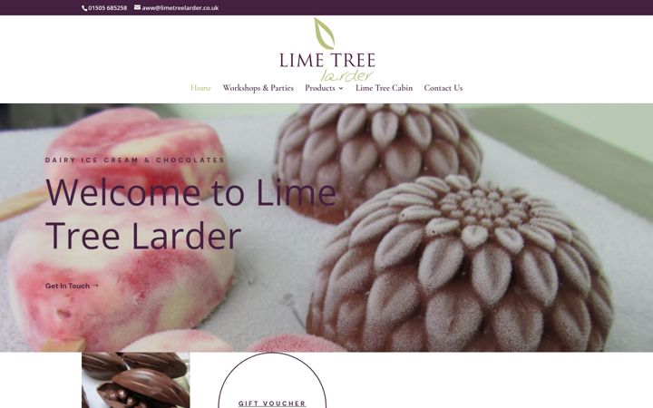Screenshot of limetreelarder.co.uk