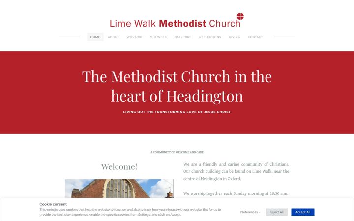 Screenshot of limewalk.org.uk