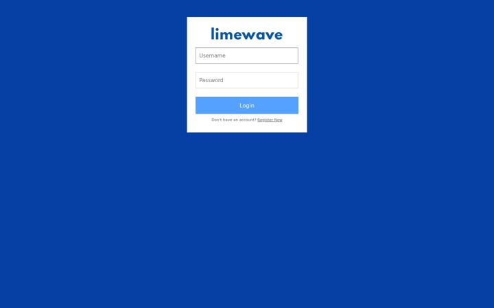 Screenshot of limewave.net