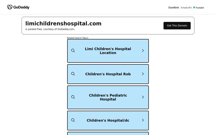 Screenshot ta' limichildrenshospital.com