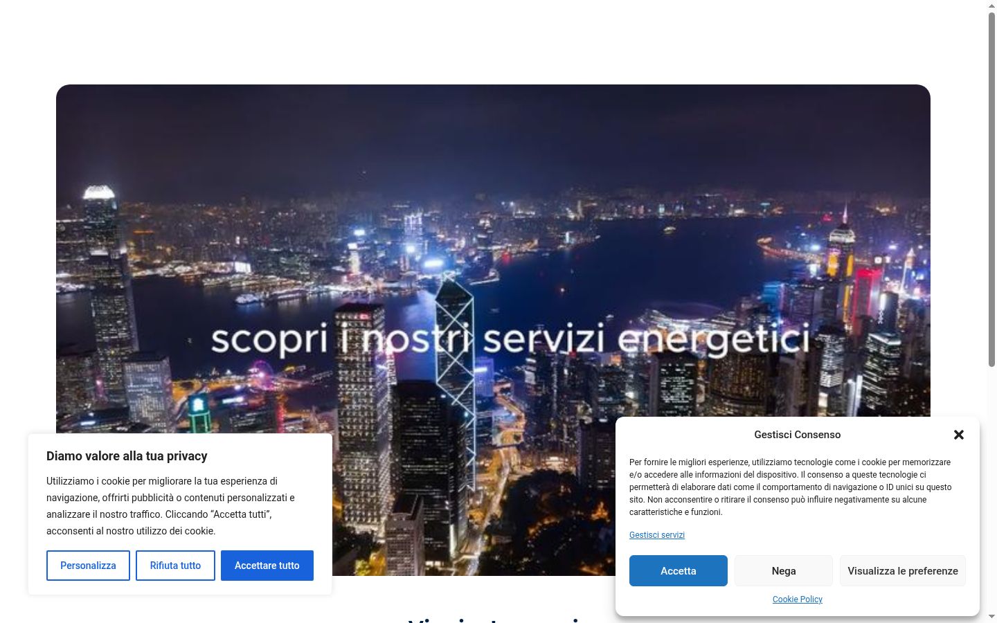 Captură de ecran a bannerului de consimțământ afișat înainte de orice interacțiune