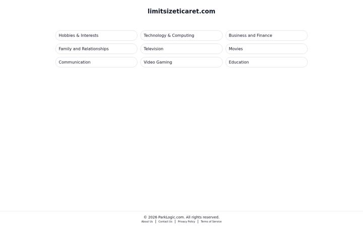 Screenshot of limitsizeticaret.com