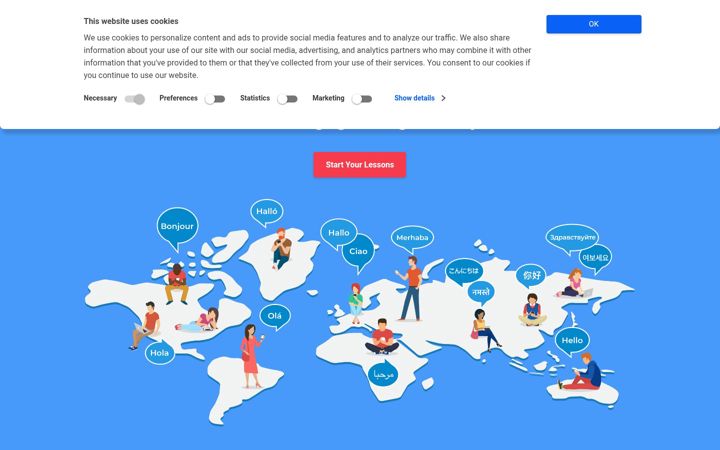 Screenshot of limlessons.com