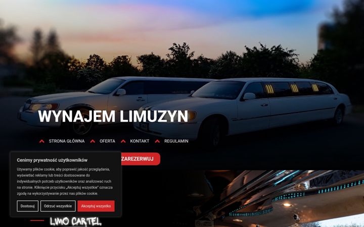 Screenshot of limocartel.pl