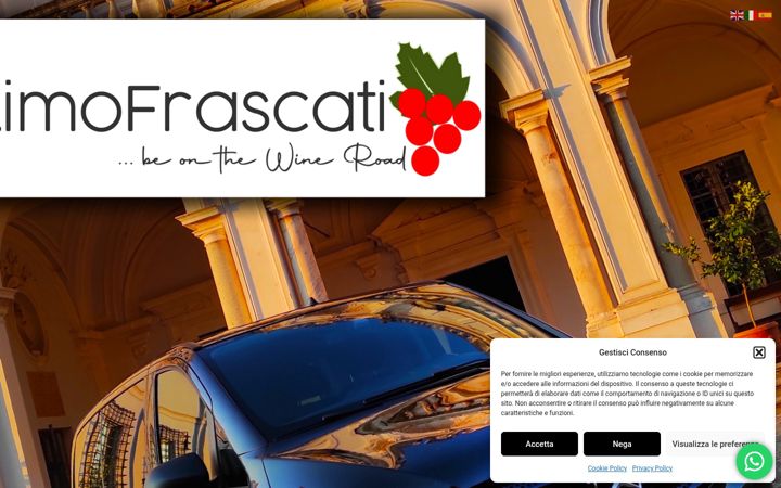 Screenshot of limofrascati.com
