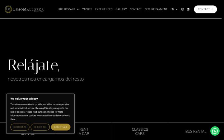 Screenshot of limomallorca.com