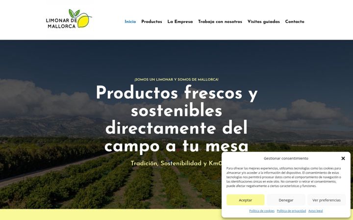 Screenshot of limonarmallorca.com