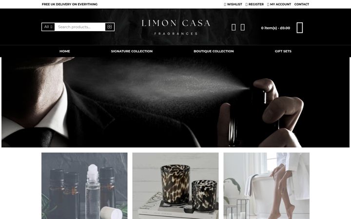 Screenshot of limoncasa.co.uk