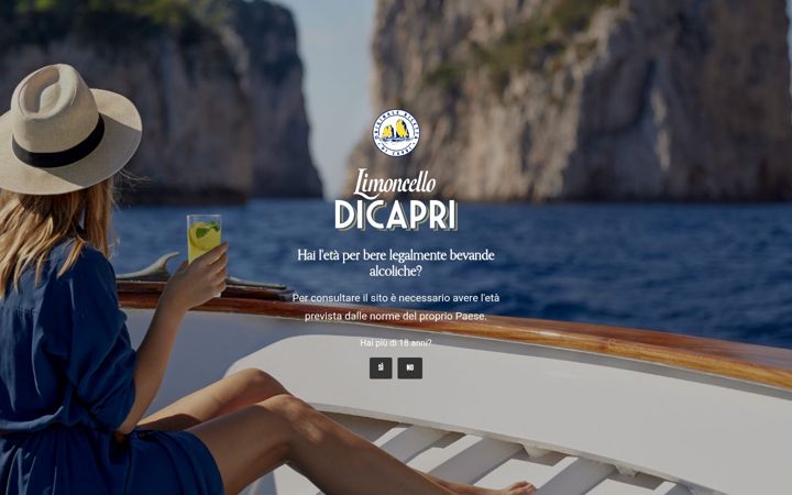 Screenshot of limoncello.com