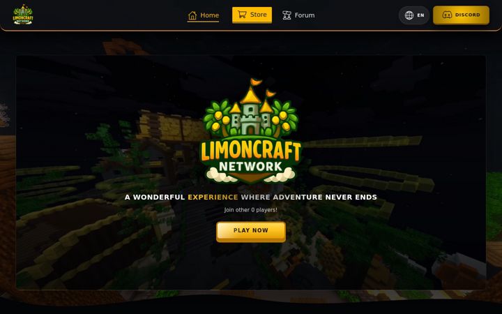 Screenshot of limoncraft.net