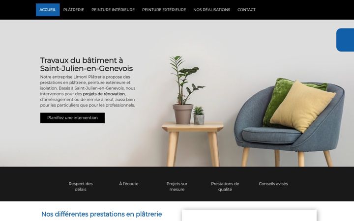 Screenshot of limoni-platrerie.fr