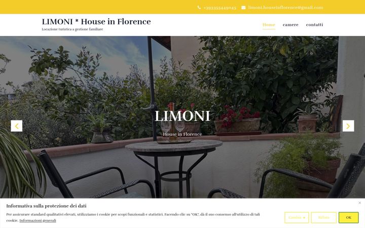 Screenshot of limonihouseinflorence.it