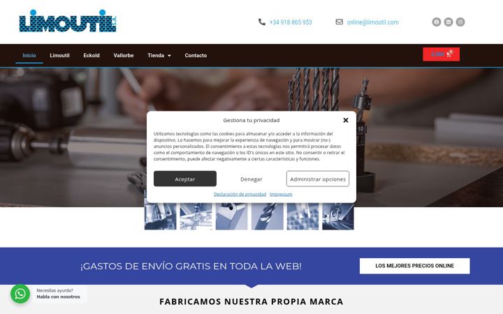 Screenshot of limoutil.com