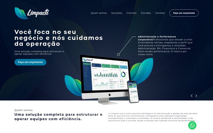 Screenshot of limpacti.com.br