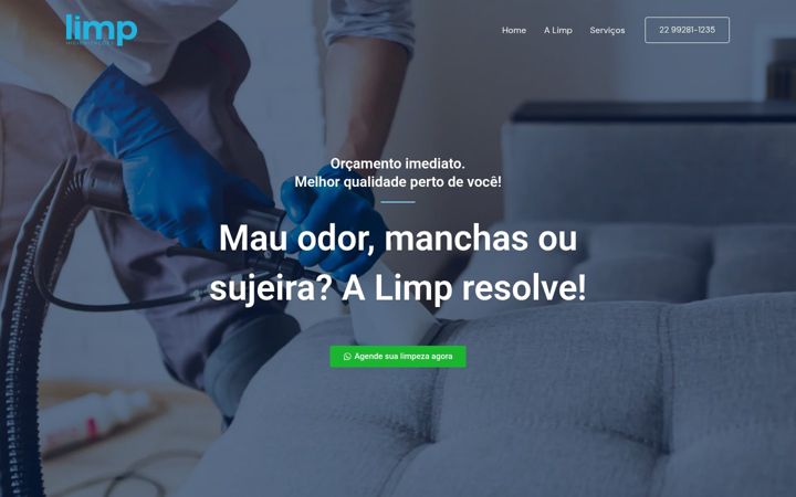 Screenshot of limphg.com.br
