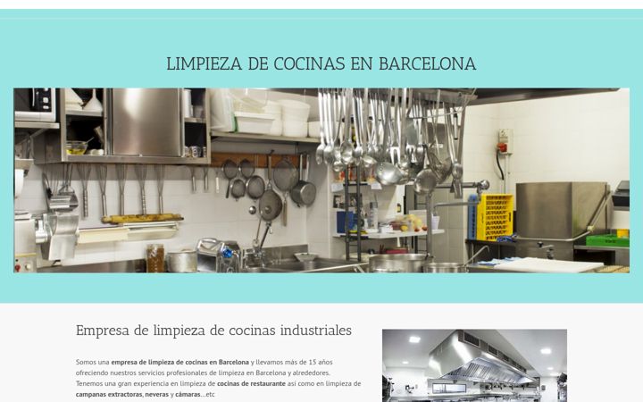 Screenshot of limpiezacocinasbarcelona.com