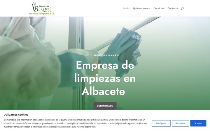 Screenshot of limpiezasbambu.com