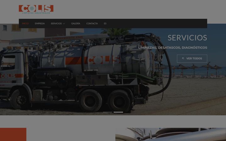 Screenshot of limpiezascolis.com