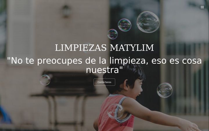 Screenshot of limpiezasmatylim.com
