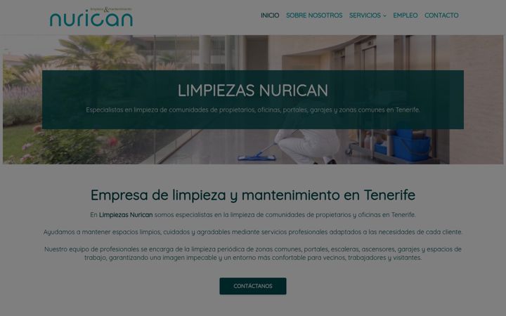 Screenshot of limpiezasnurican.com