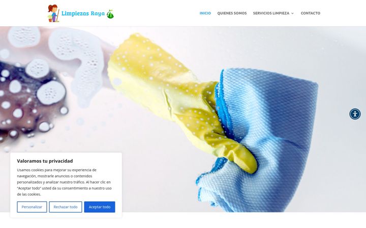 Screenshot of limpiezasraya.com