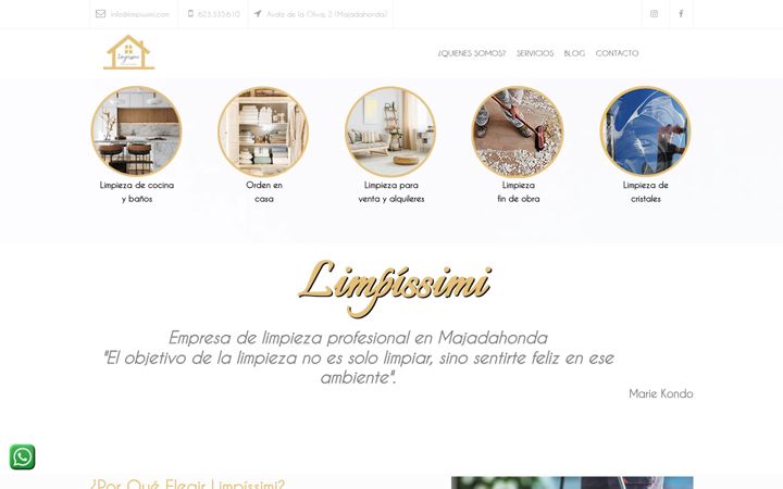 Screenshot of limpissimi.com
