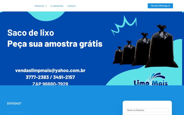 Screenshot of limpmaisrj.com.br