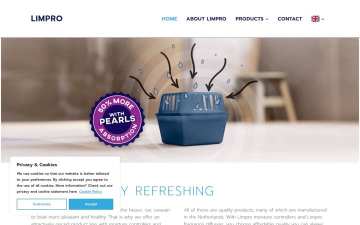 Screenshot of limpro.eu