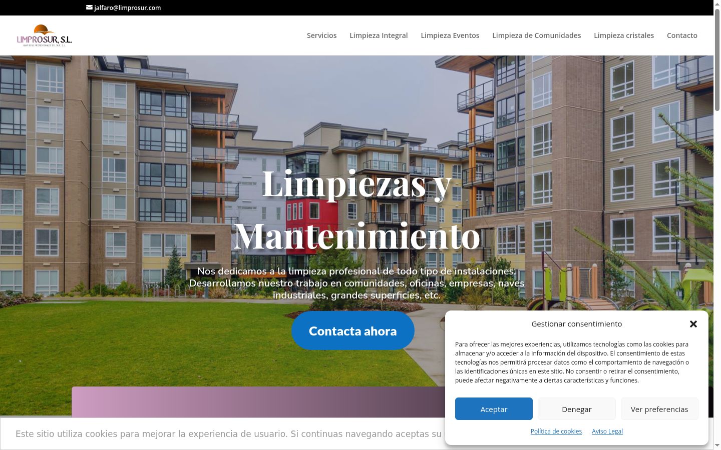 Captură de ecran a bannerului de consimțământ afișat înainte de orice interacțiune