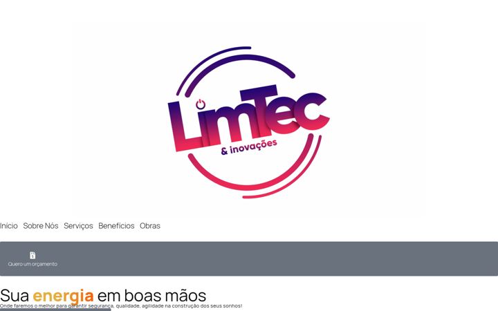 Screenshot of limtecengenharia.com.br
