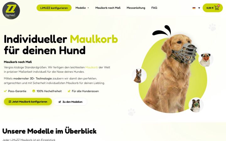 Screenshot of limuzz.com