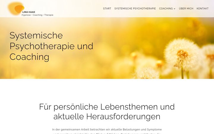 Screenshot of linahaak.de