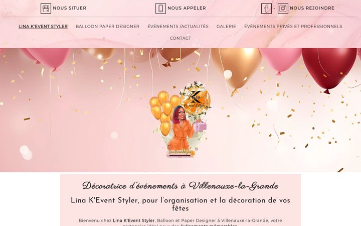Screenshot of linakevent-styler.fr