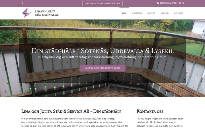 Screenshot of linaojolitastad.se