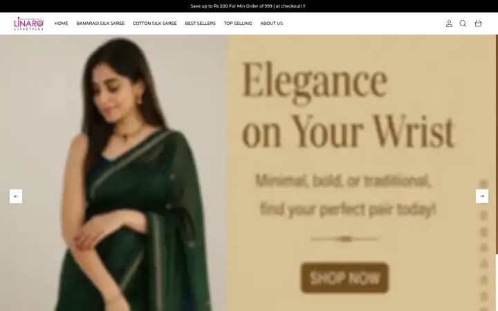 Screenshot of linarolifestyles.com