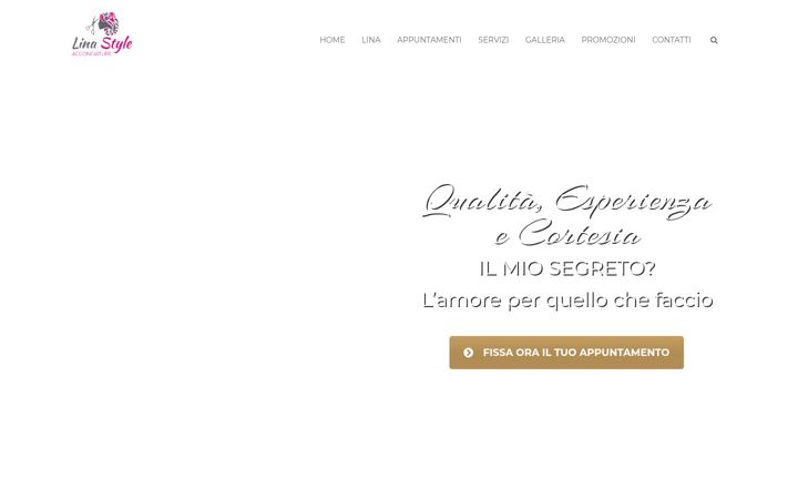 Screenshot of linastyleacconciature.com