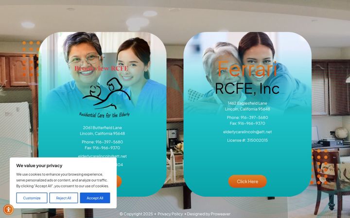 Screenshot of lincolnbrookviewrcfe.com