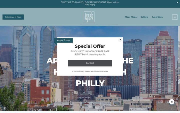 Screenshot of lincolnsquare.com