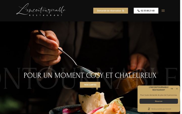 Screenshot of lincontournable-rouen.fr