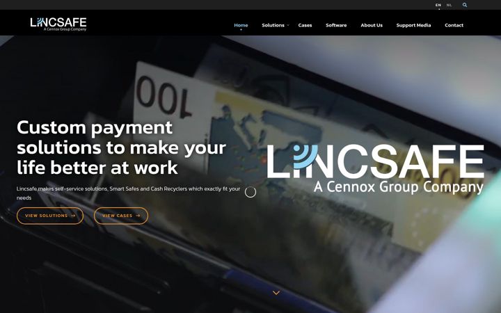 Screenshot of lincsafe.com