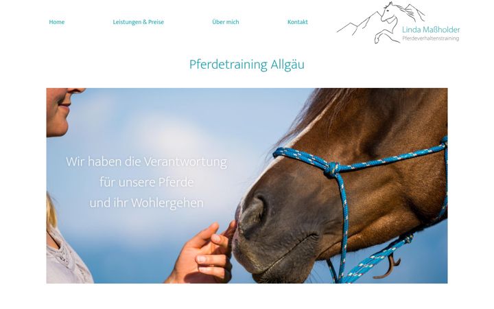 Screenshot of linda-massholder.com