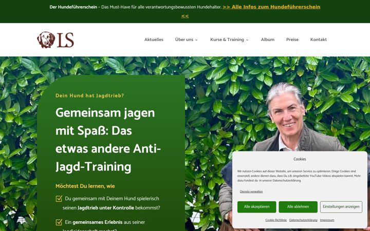 Screenshot of linda-spahlinger.com