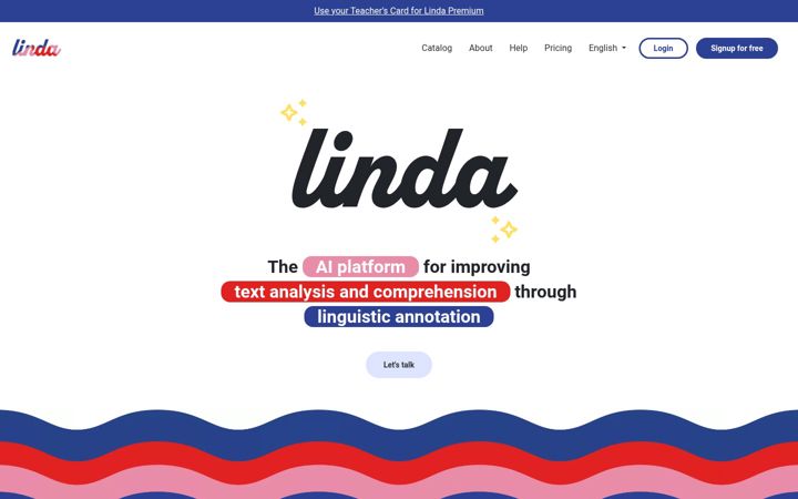 Skärmbild av linda.education