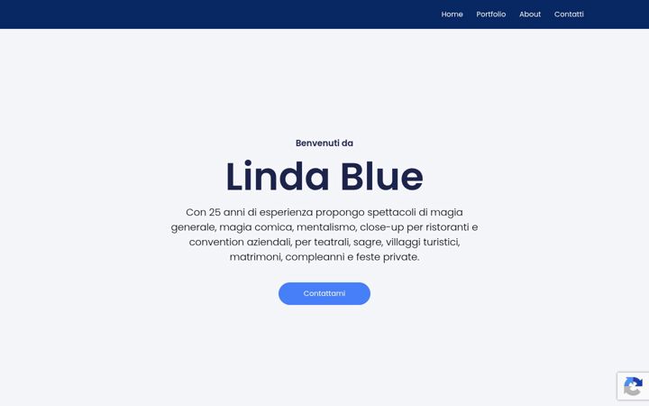 Screenshot of lindabluemagic.it
